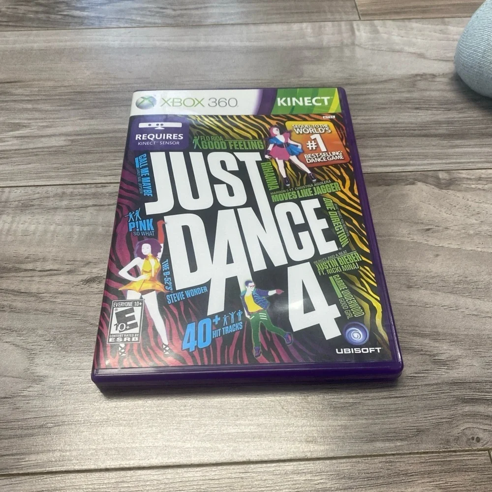 Microsoft XBOX 360 Kinect Just Dance 4 Ultimate Party Songs With Manual
